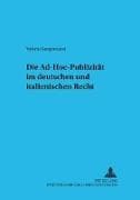 Die Ad-hoc-Publizität im deutschen und italienischen Recht