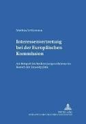 Interessenvertretung bei der Europäischen Kommission