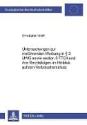 Untersuchungen zur irreführenden Werbung in § 3 UWG sowie section 5 FTCA und ihre Rechtsfolgen im Hinblick auf den Verbraucherschutz