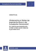 Urheberrechte an Werken der angewandten Kunst in der Europäischen Gemeinschaft