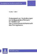 Zulässigkeit von Veränderungen am fertiggestellten Filmwerk im Hinblick auf das Urheberpersönlichkeitsrecht des Filmregisseurs