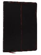 NKJV-NET Parallel New Testament with NET Translators' Notes, Black Leathersoft, Red Letter, Comfort Print