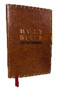 NKJV Super Giant Print New Testament, Brown Leathersoft, Red Letter, Comfort Print