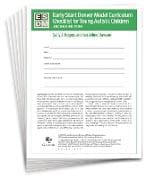 Early Start Denver Model Curriculum Checklist for Infants and Young Autistic Children, Second Edition, Set of 15 Checklists, Each a 16-Page Two-Color Booklet