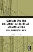 Company Law and Directors’ Duties in Sub-Saharan Africa