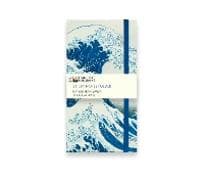 Katsushika Hokusai: The Great Wave Flame Tree Sticky Notes Folder