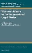 Western Sahara in the International Legal Order