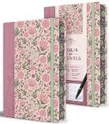 Biblia de Apuntes RVR 1960. Tapa dura, rosada con flores / Spanish Journalling Bible RVR 1960 Hardcover Pink with Flowers