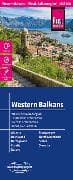 Reise Know-How Landkarte Westliche Balkanregion / Western Balkans (1:725.000)