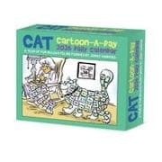 Cat Cartoon-A-Day by Jonny Hawkins 2026 Box Calendar