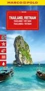 MARCO POLO Reisekarte Thailand, Vietnam 1:1,9 Mio