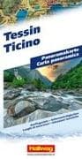 Hallwag Panoramakarte Tessin