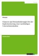 Chancen und Herausforderungen bei der Implementierung einer nachhaltigen Unternehmenskultur