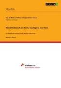 The definition of pro forma key figures over time
