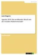 Agenda 2010. Ein neoliberaler Bruch mit der Sozialen Marktwirtschaft?