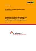 Angemessenheit von Abfindungs- und Ausgleichszahlungen auf Basis des Börsenwerts einer Aktiengesellschaft