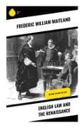 English Law and the Renaissance