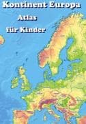 Kontinent Europa geographischer Atlas für Kinder