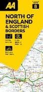 AA Road Atlas Britain 08. North England & Scottish Borders