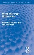 World War Debt Settlements