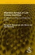 Migration Surveys in Low Income Countries