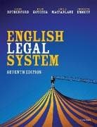 English Legal System 7e
