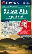 KOMPASS Wanderkarte 067 Seiser Alm, Naturpark Schlern-Rosengarten / Alpe di Siusi, Parco Naturale Sciliar-Catinaccio 1:25.000