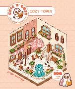 Cute 'n' Cozy Sticker Therapy: Cozy Town