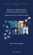 Regional Complementarity in International Criminal Law