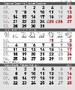 3-Monats-Tischkalender 2027