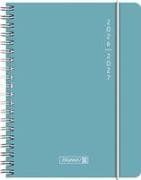 Schülerkalender 2026/2027 "Plain Blue" | A6, Kunststoff