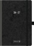 Schülerkalender 2026/2027 "Pressspan schwarz" FACT!plus | A5, Karton