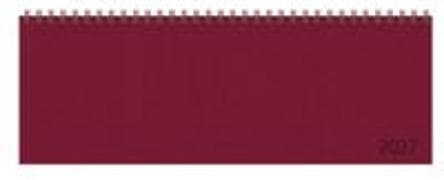Tischkalender quer Professional Premium 2027 rot