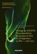 Vorträge des XXXVII. Namenkundlichen Symposiums in Kals am Großglockner, 29. Mai - 1. Juni 2025