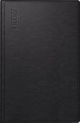 rido/idé 7016288907 Taschenkalender Mod. Industrie II 2027 A7, Leder, schwarz