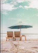 BRUNNEN 1079615027 Buchkalender Mod. 796 2027 "Sunbeds" A5, Papier