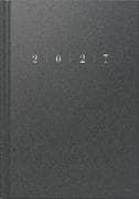 rido/idé 7023013807 Buchkalender Mod. studioplan int. 2027 168×240 mm, Kunststoff, grau