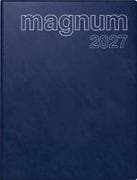 rido/idé 7027042387 Buchkalender Mod. magnum 2027 183×240 mm, Kunststoff, dunkelblau