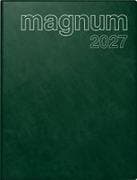 rido/idé 7027042587 Buchkalender Mod. magnum 2027 183×240 mm, Kunststoff, dunkelgrün