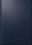 rido/idé 7028903387 Buchkalender Mod. ROMA 1 2027 A5, Kunststoff, dunkelblau