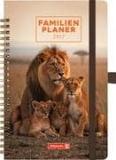 BRUNNEN 1070290027 Buchkalender Familienplaner 2027 "Lions" A5, Papier