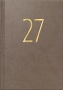 rido/idé 7028503017 Buchkalender Premium Young Line 2027 "Browny" A5, Kunstleder