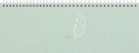 rido/idé 7036331007 Querterminbuch Premium Young Line 2027 "Feather" 297×105 mm, Textil