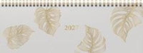 rido/idé 7036311027 Querterminbuch Premium Young Line 2027 "Monstera" 297×105 mm, Papier
