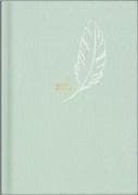 rido/idé 7021503017 Buchkalender Premium Young Line 2027 "Feather" A5, Textil