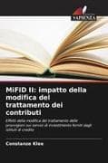 MiFID II: impatto della modifica del trattamento dei contributi