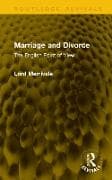 Marriage and Divorce