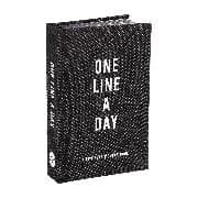Black Canvas One Line a Day