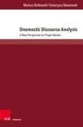 Onomastic Discourse Analysis