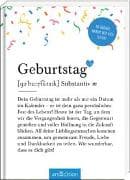 Geburtstag (Substantiv, m)